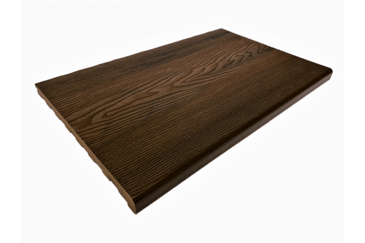 Ступень из ДПК полнотелая Timbertex Кедр (под дерево)