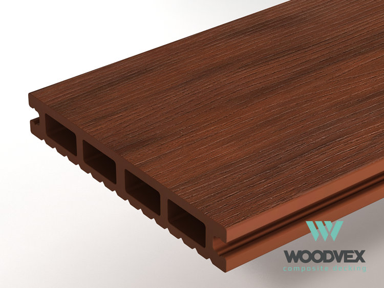 Террасная доска из ДПК Woodvex Select Colorite Палисандр