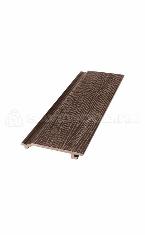 Сайдинг из ДПК (Фасадная доска) Savewood Sorbus Терракот Радиальный